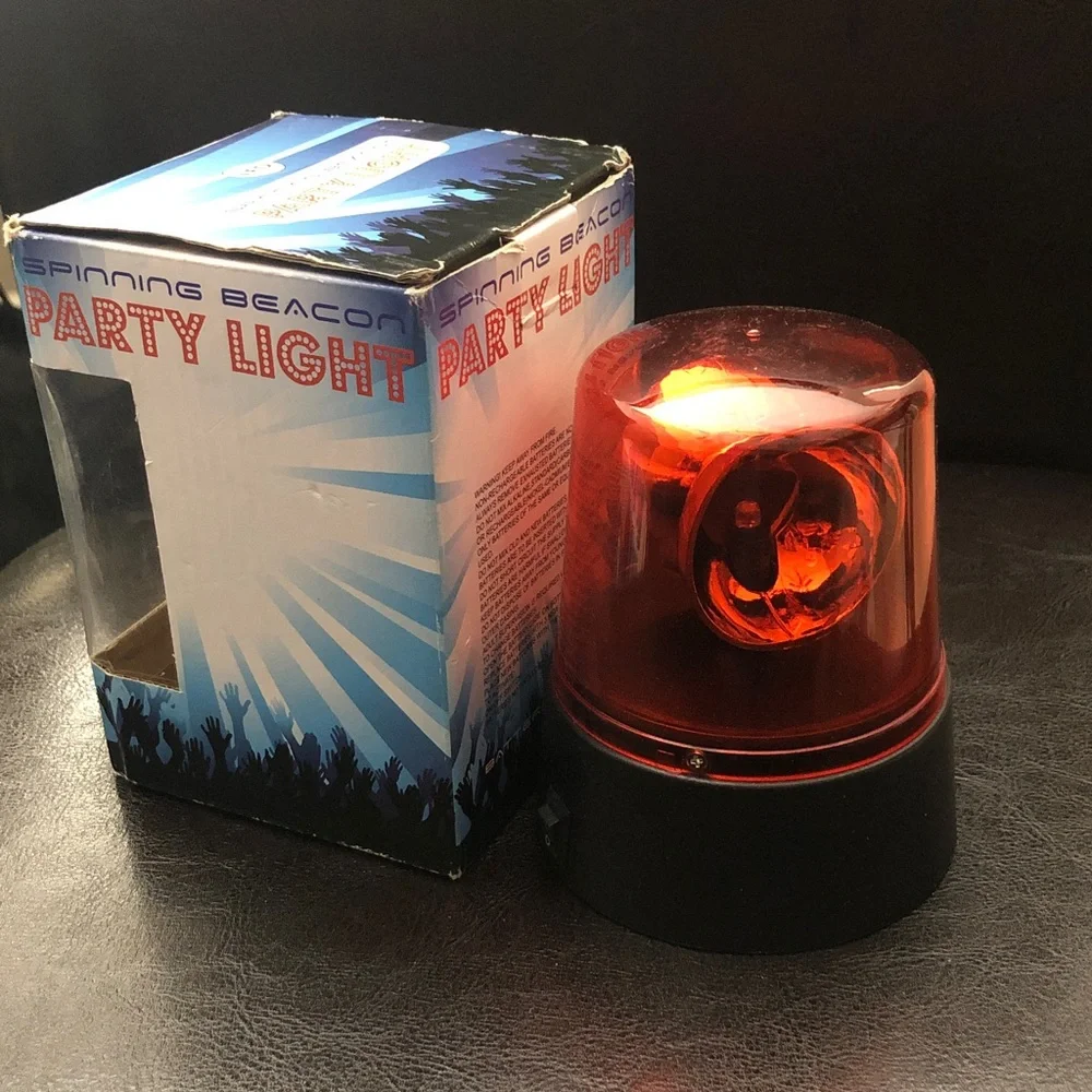 Red Party Light Spinning Beacon - Home Party Supplies